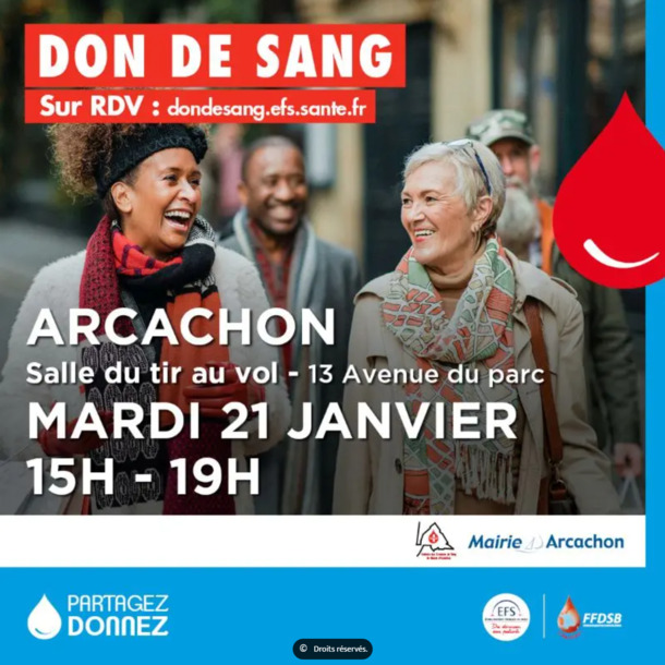 Collecte de sang d'Arcachon